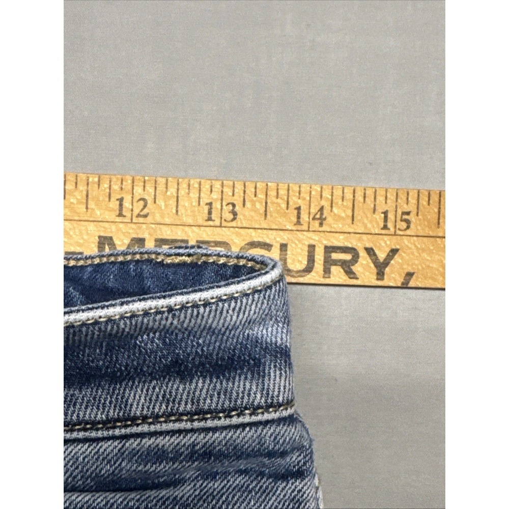 BKE Stella Bootcut Stretch Jeans 26x31 1/2 Low Rise Distressed Slim Fit - Picture 13 of 15